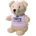 Image of 5'' Beanie Bear with White T Shirt