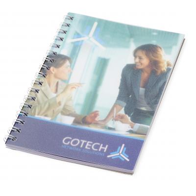 Image of Desk-Mate® wire-o A6 notebook PP cover - 100 pages